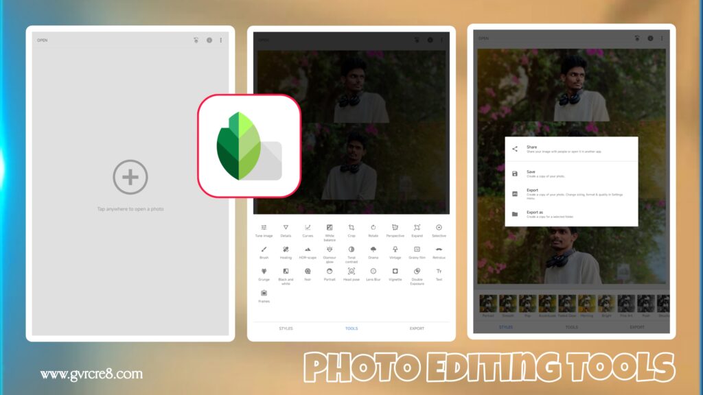 snapseed photo editing app